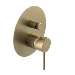 SAPHO - ULTRAMIX podomietková sprchová batéria, 2 výstup, zlato mat (UT042G)