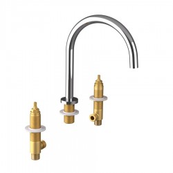 SAPHO - ULTRAMIX  telo 3-prvkovej umývadlovej batérie, chróm (UT017-1)