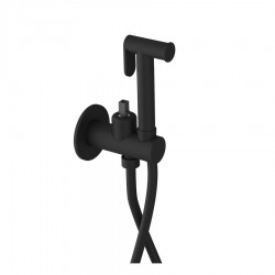 SAPHO - ULTRAMIX telo podomietkovej bidetovej batérie se Stop sprškou, kulatá, čierna mat (UT013B-1)