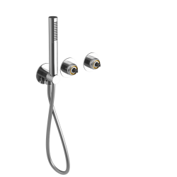 SAPHO - ULTRAMIX telo podomietkovej sprchovej/vanovej batérie s ručnou sprchou, 2 výstupy, chróm (UT045-1)