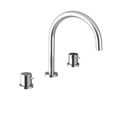 SAPHO - ULTRAMIX  trojprvková umývadlová batéria, chróm (UT017)