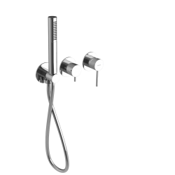 SAPHO - ULTRASAN podom. sprch./vaňová batéria, ručná sprcha, 2 výstupy, chróm (UT045V)