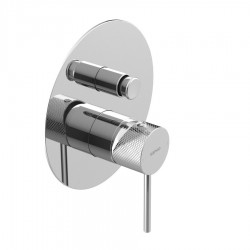 SAPHO - ULTRASAN podomietková sprchová batéria, 2 výstup, chróm (UT042V)