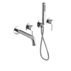 SAPHO - ULTRASAN podomietková vaňová batéria kompletná, chróm (UT093V)