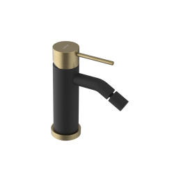 SAPHO - ULTRASAN stojánkova bidetová batéria, čierná mat/zlato mat (UT003VBG)