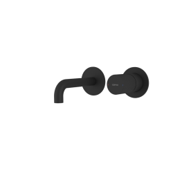 SAPHO - ULTRATAP 2-prvková podomietková umývadlová batéria, hubica 15cm, čierná mat (UT118TB)