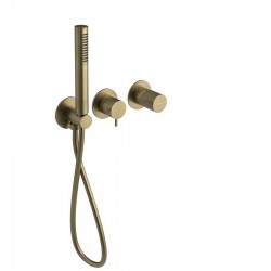 SAPHO - ULTRATAP podom. sprch./vaňová batéria, ručná sprcha, 2 výstupy, zlato mat (UT045TG)