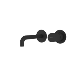 SAPHO - ULTRATAP podomítková dvouprvková umyvadlová baterie, hubice 20cm, černá mat (UT018TB)