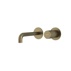 SAPHO - ULTRATAP podomítková dvouprvková umyvadlová baterie, hubice 20cm, zlato mat (UT018TG)