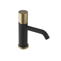 SAPHO - ULTRATAP stojanková umývadlová batéria, čierna matná/zlato mat (UT002TBG)