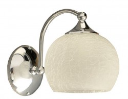 SAPHO - VERITA nástenné svietidlo E27, 40W, 230V, IP21, chróm (AU537)