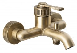 SAPHO - VERSI nástenná vaňová batéria, bronz (RV010/18)