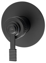 SAPHO - VERSI podomietková sprchová batéria, 1 výstup, čierna mat (RV041/15)