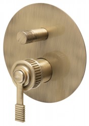 SAPHO - VERSI podomietková sprchová batéria, 2 výstupy, bronz (RV042/18)