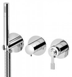 SAPHO - VERSI podomietková sprchová/vaňová batéria s ruční sprchou, 2 výstupy, chróm (RV052)