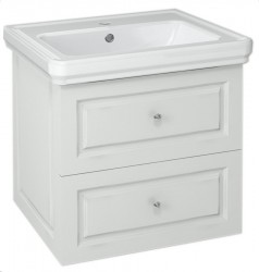 SAPHO - VIOLETA umývadlová skrinka 53,5x52x42,5cm, biela pololesk (VI060-3131)