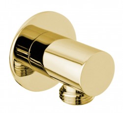 SAPHO - Vývod sprchy, guľatý, tenká krytka, zlato (SG202OR)