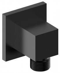 SAPHO - Vývod sprchy, hranatý, čierna mat (1205-02B)