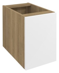 SAPHO - WAVE skrinka spodná dvierková 30x45x47,8cm, pravá/ľavá, biela/dub cuneo (WA030-3025)