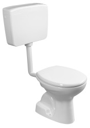 SAPHO - WC kombi, dvojtlačítko 4/8l, spodný odpad, biela (TP3408)
