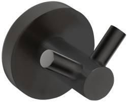 SAPHO - X-ROUND BLACK dvojháčik, čierna mat (XR202B)