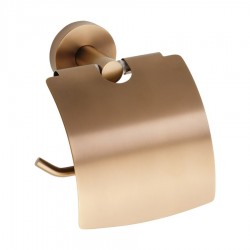 SAPHO - X-ROUND COPPER držiak toaletného papiera, s krytom, meď mat (XR732PG)