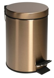 SAPHO - X-ROUND COPPER odpadkový kôš 3l, meď mat (XJ011PG)
