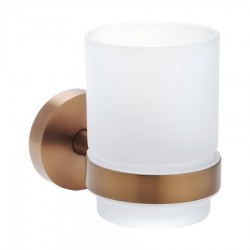 SAPHO - X-ROUND COPPER pohár, mliečne sklo, meď mat (XR903PG)