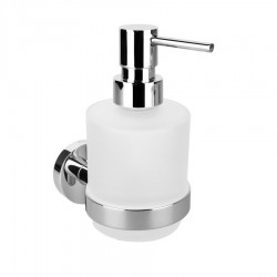 SAPHO - X-ROUND dávkovač mydla 200ml, mliečne sklo, chróm (XR103)