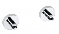 SAPHO - X-ROUND držiaky sklenenej poličky 8, chróm (XR009)