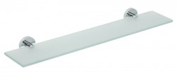 SAPHO - X-ROUND E sklenená polička 600, chróm (XR609)