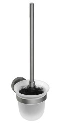SAPHO - X-ROUND GUN METAL WC kefa závesna, mliečne sklo, gun metal (XR303GM)