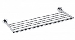 SAPHO - X-ROUND polička na uteráky výklopná 600, chróm (XR420)