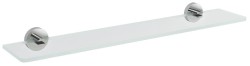 SAPHO - X-ROUND sklenená polička 600, chróm/čiré sklo (XR009-15)