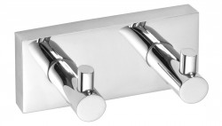 SAPHO - X-SQUARE dvojháčik, chróm (XQ206)