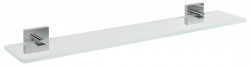 SAPHO - X-SQUARE sklenená polica 700, chróm/čiré sklo (XQ009-16)