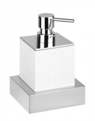 SAPHO - X-STEEL dávkovač mydla na postavenie 200ml, biela mat (XS104W)