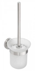 SAPHO - X-STEEL WC kefa závesna, mliečne sklo, nerez mat (XS301)