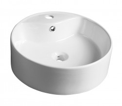 SAPHO - YAKARTA keramické umývadlo na dosku, priemer 46cm, biela (BH7021)