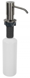 SAPHO - Zápustný dávkovač mydla, okrúhly, gun metal (SP023GM)
