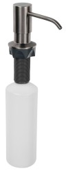 SAPHO - Zápustný dávkovač mydla, okrúhly, gun metal (SP023GM)