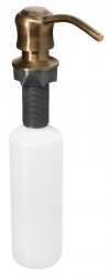 SAPHO - Zápustný dávkovač mydla, retro, bronz (SP004)