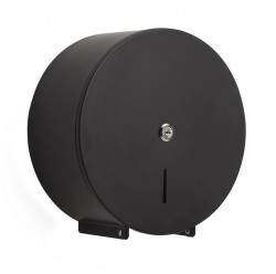 SAPHO - Zásobník na toaletný papier do priemeru 24cm, 264x126x270, čierná mat (2448)
