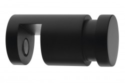 SAPHO - Závesný háčik na sprchovú zástenu, čierny (1301-08B)