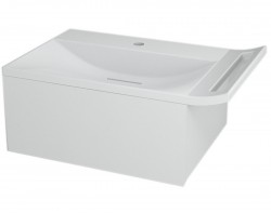 SAPHO - ZEUS umývadlová skrinka so sifónom 60x26x45 cm, biela (ZE070-3030)