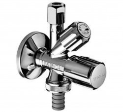 SCHELL - Comfort Kombinovaný rohový ventil s filtrom, chróm (035600699)