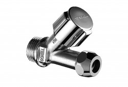 SCHELL - Comfort Šikmý ventil, chróm (059000699)