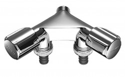 SCHELL - Comfort Vedľajší pripojovací dvojventil, chróm (033660699)