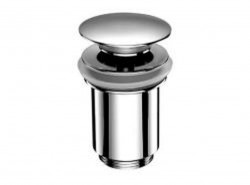 SCHELL - Edition Designová umývadlová zátka PUSH OPEN, chróm (020000699)