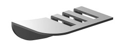 SCHELL - Mydlovnička k sprchovým panelom LINUX, eloxovaný hliník (008090899)